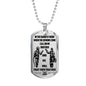 To My Brother Dog Tag Military - Firefighter Necklace Chain For Men Gifts Luxury