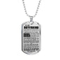 Stainless Steel/Gold 18k Dog Tag Necklace To Boyfriend - Personalized Gifts