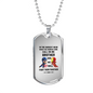 To My Brother dog tag