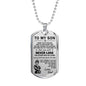 Father Son Pendant Necklace -Dragon Ball, Vegeta & Trunks meaningful Love Quote