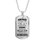 Amazing Father and Son Necklace Jewelry From Papa Birthday Gifts, Christmas Gifts Luxury Dog Tag Gold & Silver fa-so-01