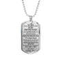 You Are A Gift From Heaven Dog Tag Custom - To My Son Necklace From Dad Father L