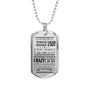 Father Son Quotes Heart Necklace From Father Christmas Gifts, Birthday Gift Idea