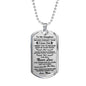 Mother Daughter Necklace Pendant Chain - Personalized Engrave any name, letter