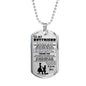 Boyfriend Dog Tag Military Ball Chain - To My Boyfriend Quotes Pendant Necklace