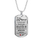 To My Boyfriend, You are my World my everything - Dog Tag For Men Love Quotes