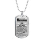 Personalized Necklace for Husband- Unique Birthday Gifts for Him from Wife