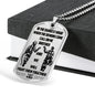 To My Brother Dog Tag Military - Firefighter Necklace Chain For Men Gifts Luxury