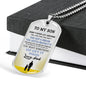 Father and Son Jewelry From Father Birthday Gifts, Christmas Gifts Luxury Dog Tag Gold & Silver fa-so-01