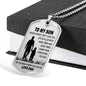 Customized Engraving Father and Son Necklace Dog Tag From Father Christmas Gifts