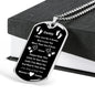 First Time Dad Gift - Daddy To Be Engraved Military Dog Tag - New Dad Gift, Dad To Be Gift - Fathers Day Gift For Him From Baby Bump Wife