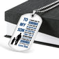 Father Son Pendant Necklace From Father Birthday Gifts, Christmas Gift Idea for