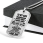 Father Son Heart Necklace Love Dad Birthday Gifts, Christmas Gift Idea for Kids
