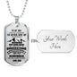 Father Son Quotes Heart Necklace From Parents Birthday Gifts, Christmas Gift Ide