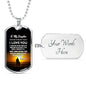 Father and Daughter Jewelry Love Dad Birthday Gifts, Christmas Gifts Luxury Dog