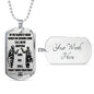 To My Brother Dog Tag Military - Firefighter Necklace Chain For Men Gifts Luxury