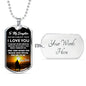 Father Daughter Pendant Necklace From Father Christmas Gift Idea Luxury Dog Tag