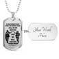 Soldier Dog Tag For Brother Necklace Pendant Glass sealed Call On me Brother