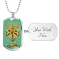 Father Son Heart Necklace From Parents Birthday Gifts, Christmas Gifts Luxury D