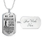 Customized Engraving Father Son Quotes Gifts From Father Birthday Gifts, Christm
