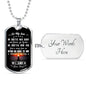 Father Son Gifts Love Dad Birthday Gifts, Christmas Gifts Luxury Dog Tag Gold &