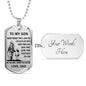 Father and Son Necklace Jewelry From Dad Birthday Gifts, Christmas Gifts Luxury