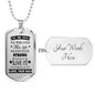Amazing Father and Son Necklace Jewelry From Papa Birthday Gifts, Christmas Gifts Luxury Dog Tag Gold & Silver fa-so-01