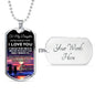 Father and Daughter Necklace Jewelry From Papa Birthday Gifts, Christmas Gifts
