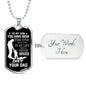 Father and Son Necklace Dog Tag From Dad Birthday Gifts, Christmas Gifts Luxury Dog Tag Gold & Silver fa-so-01