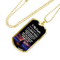 Father Daughter Heart Necklace From Papa Christmas Gift Idea Luxury Dog Tag Silv
