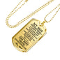 Awesome Quote Dog tag Jewelry for Son- Mother Son Necklace Long Pendant 30 inch-I Miss You Much- Persionalized Gift Ideas for Son from Mom Luxury Dog Tag