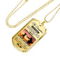 Father Son Pendant Necklace From Parents Birthday Gifts, Christmas Gift Idea for