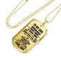 Father Son Heart Necklace Love Dad Birthday Gifts, Christmas Gift Idea for Kids