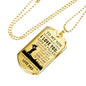 Cool To My Son Necklace Jewelry Love Dad Birthday Gifts, Christmas Gifts Luxury Dog Tag Gold & Silver fa-so-01