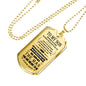 Amazing Father Son Quotes Pendant Necklace From Papa Birthday Gifts, Christmas G