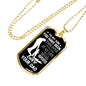 Father and Son Necklace Dog Tag From Dad Birthday Gifts, Christmas Gifts Luxury Dog Tag Gold & Silver fa-so-01