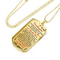 My Granddaughter Dog Tag From Grandpa You Are My Little Girl Pendant Necklace Lu