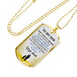 Father and Son Jewelry From Father Birthday Gifts, Christmas Gifts Luxury Dog Tag Gold & Silver fa-so-01