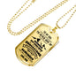 Father Son Quotes Heart Necklace From Parents Birthday Gifts, Christmas Gift Ide