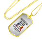 To My Brother dog tag