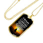 Father and Daughter Jewelry Love Dad Birthday Gifts, Christmas Gifts Luxury Dog