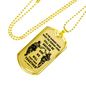 Soldier Dog Tag For Brother Necklace Pendant Glass sealed Call On me Brother