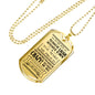 Father Son Quotes Heart Necklace From Father Christmas Gifts, Birthday Gift Idea