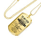 Amazing To My Son Necklace Dog Tag From Papa Christmas Gifts, Birthday Gift Idea