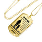 Customized Engraving Father and Son Necklace Dog Tag From Father Christmas Gifts