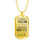 Father Son Quotes Heart Necklace From Father Christmas Gifts, Birthday Gift Idea