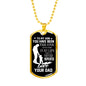Father and Son Necklace Dog Tag From Dad Birthday Gifts, Christmas Gifts Luxury Dog Tag Gold & Silver fa-so-01