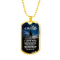 Father Daughter Necklace Dog Tag Love Dad Christmas Gift Idea Luxury Dog Tag Sil