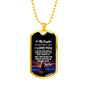 Father Daughter Heart Necklace From Papa Christmas Gift Idea Luxury Dog Tag Silv