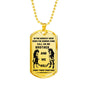 Personalized Men's Gift Ideas For Brother, Friends Dog Tag Pendant Necklace Dragon Ball - Son Goku SS4 and Vegeta